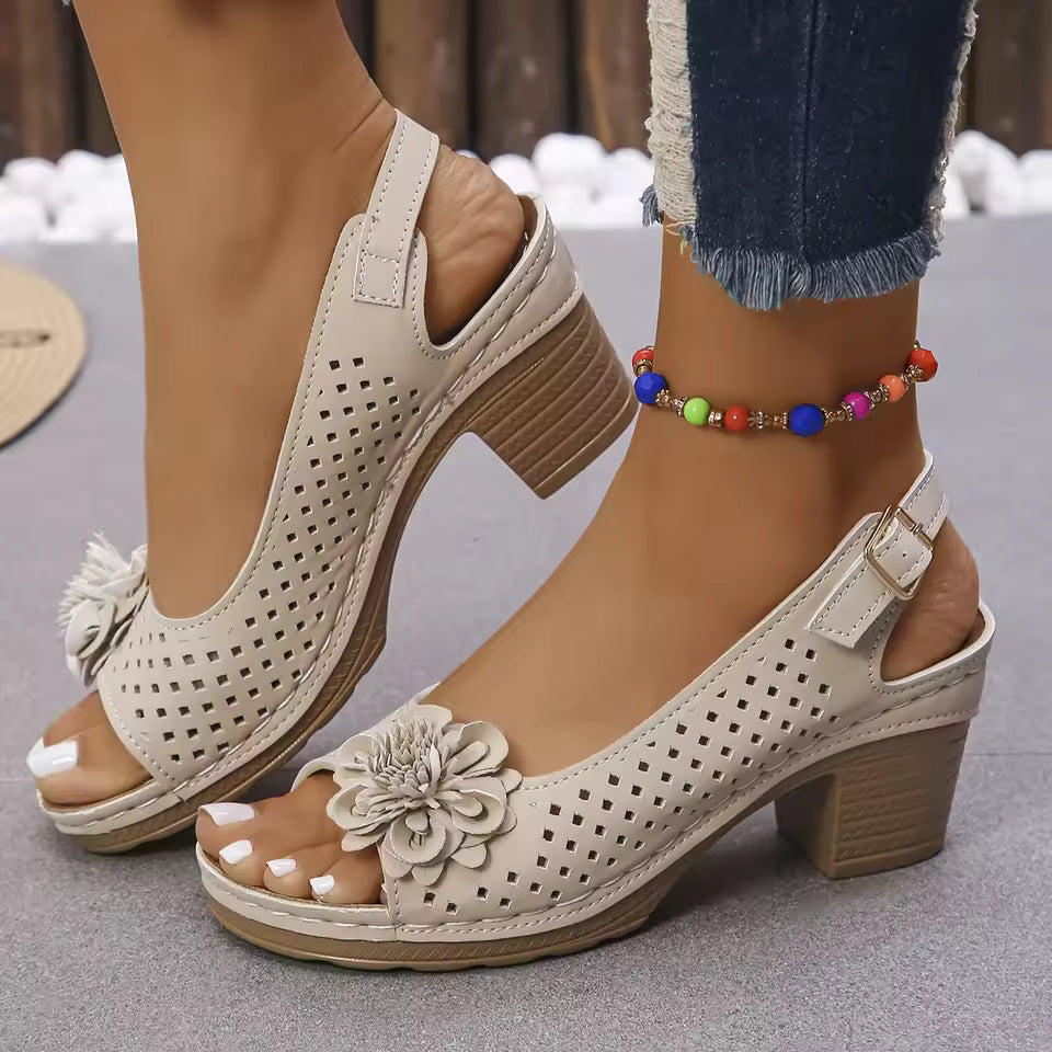 Podiflex Grace – Classic Retro Slip-on Comfortable High Heels